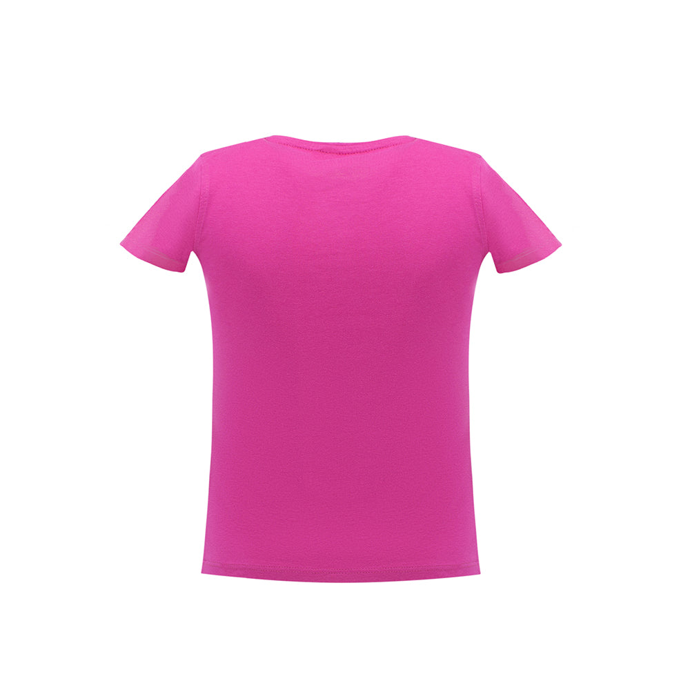 Shiny Ballerina T-Shirt in Magenta